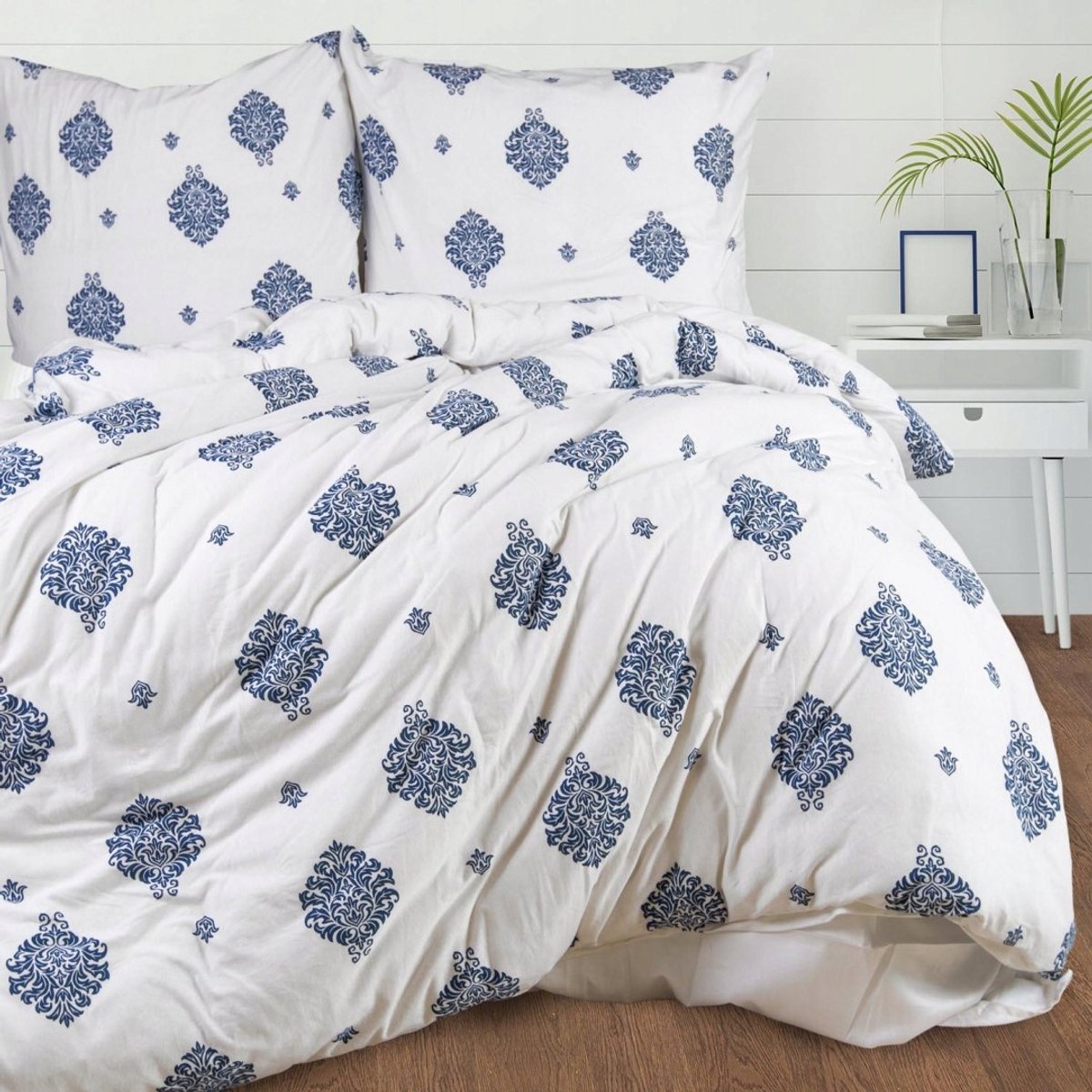 Jersey beddengoed 160x200cm - 100% katoen, strijkvrij