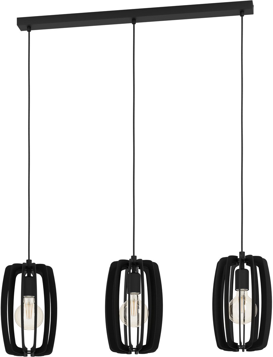 Eglo Bajazzara Hanglamp - E27 - 89 Cm - Zwart