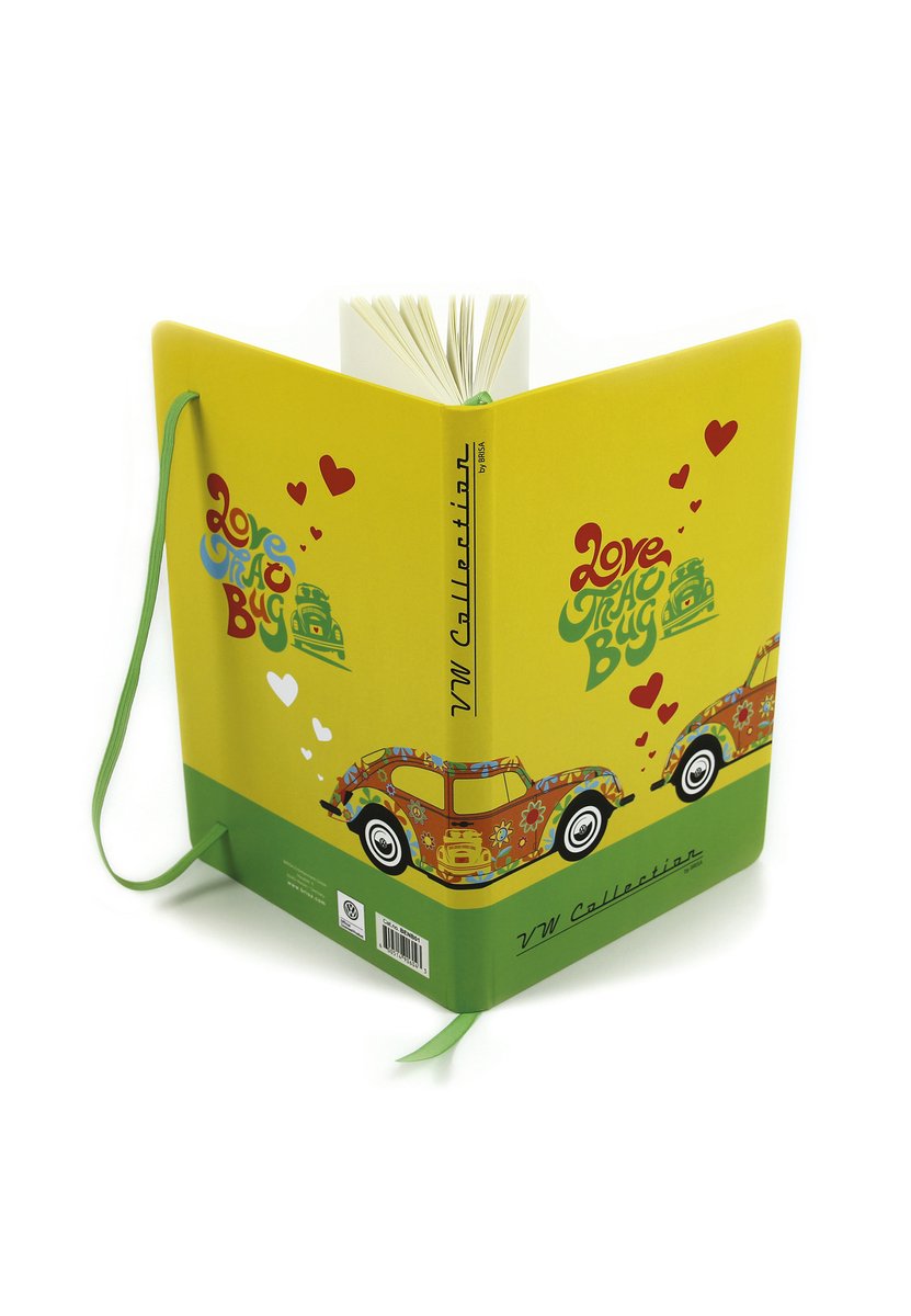 BRISA VW-Collection - Volkswagen notitieboek, dagboek, hardcover, VW-fan cadeau (DIN A5)