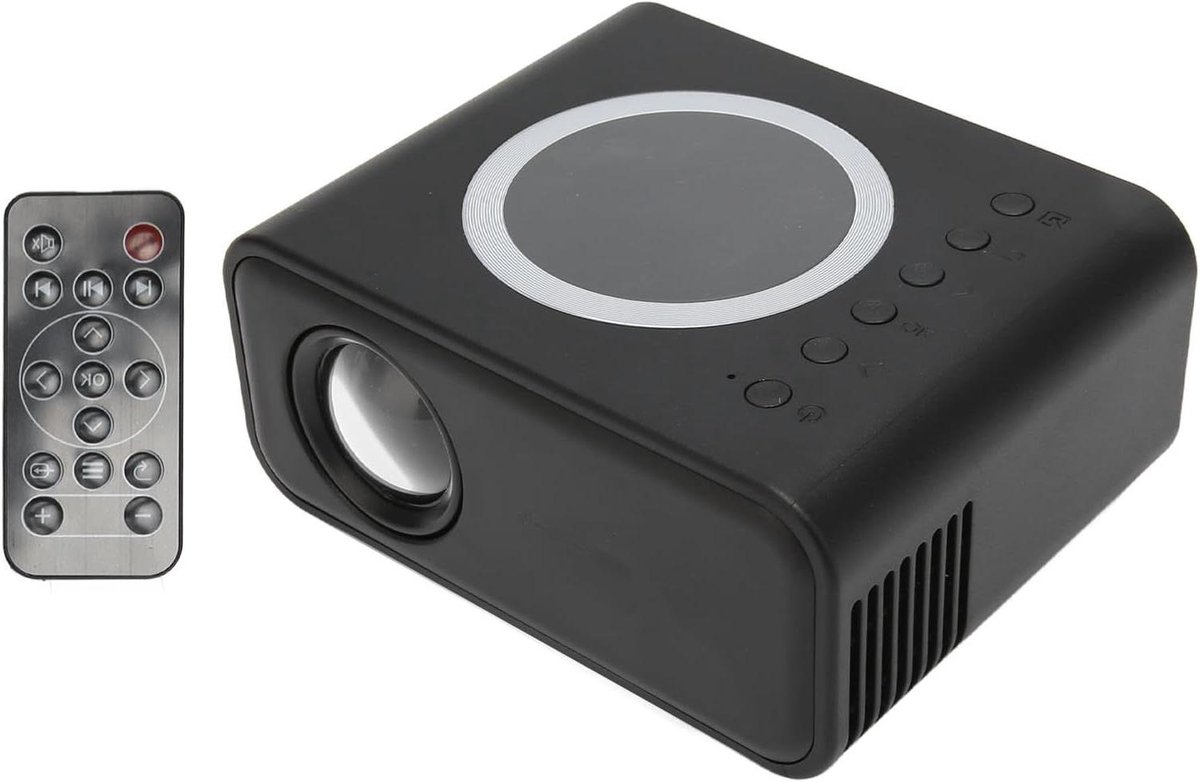 1080P Full HD Thuisbioscoop Projector met Luidspreker en Afstandsbediening