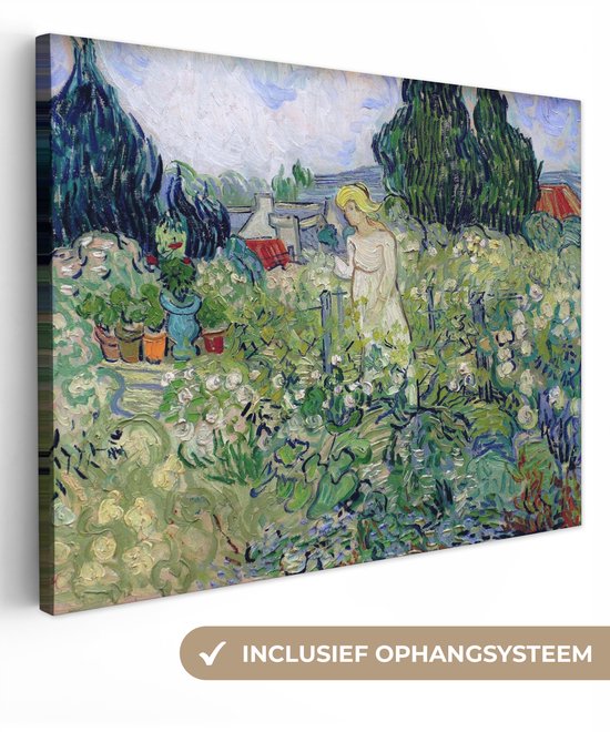 Peintures sur toile - Marguerite Gachet dans le jardin - Vincent van Gogh - 120x90 cm - Art Décoration murale