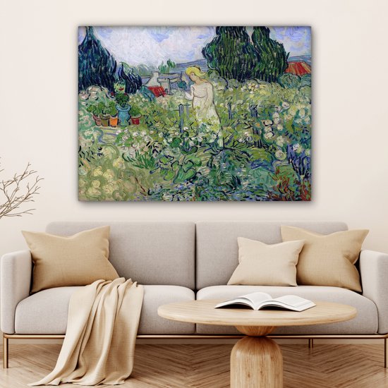 Peintures sur toile - Marguerite Gachet dans le jardin - Vincent van Gogh - 120x90 cm - Art Décoration murale