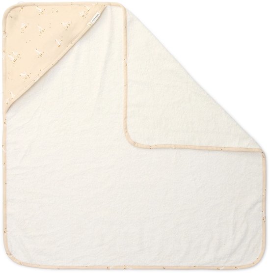 Cape de bain - Wit - 75 x 75 - Newborn Naturals - Little Goose