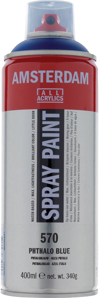 Spraypaint - 570 Phtaloblauw - Amsterdam - 400 ml