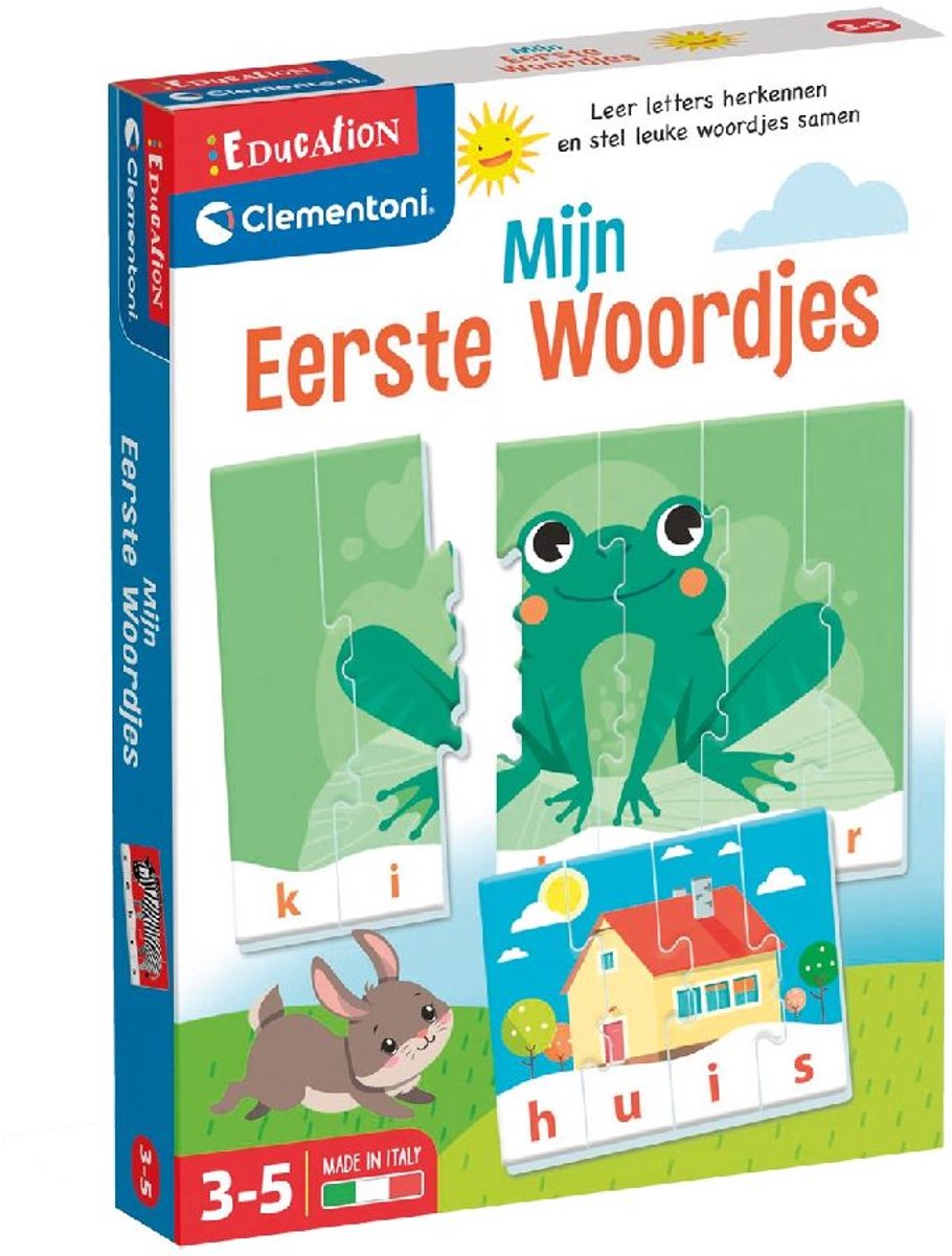 Clementoni - Leren praten - Mijn eerste woordjes - Kleurrijke illustraties - Alleen of samen spelen - Educatief Speelgoed - 3-5 jaar — afbeelding 7