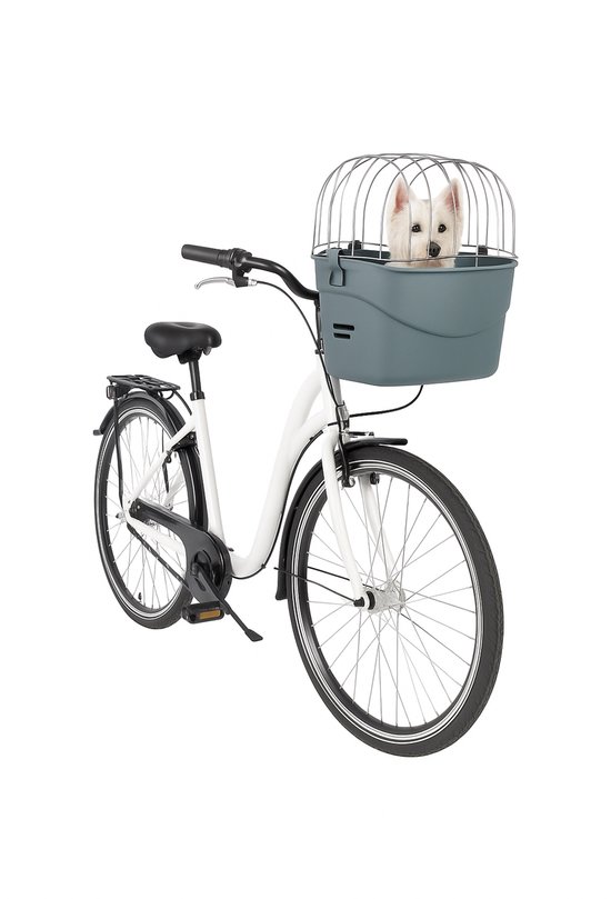 Trixie Fietsmand Met Draadkoepel Achterop Zwart slechts € 53,95 voor