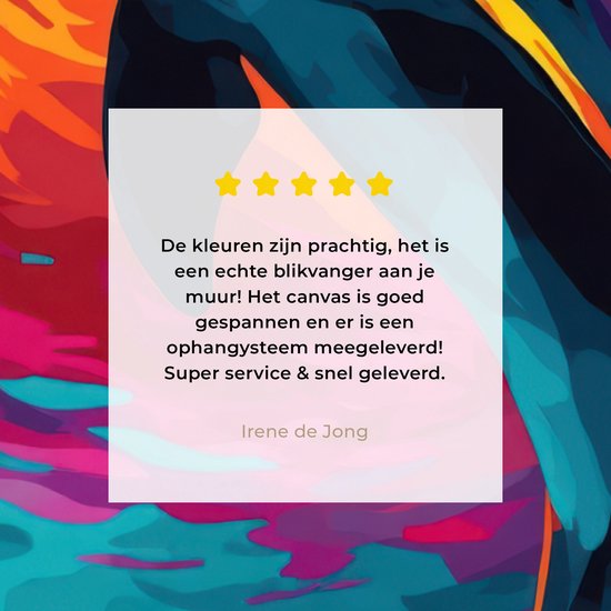 Tableau sur toile 80x120 cm - Décoration murale Dauphin - Coloré - Océan - Corail - Décoration murale salon - Décoration chambre - Accessoires chambre - Peintures sur toile