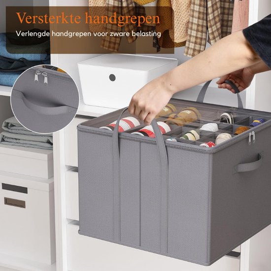 Organizer boven de deur voor schoenen, deurschoenenrek met 6 diepe zakken, voor 12