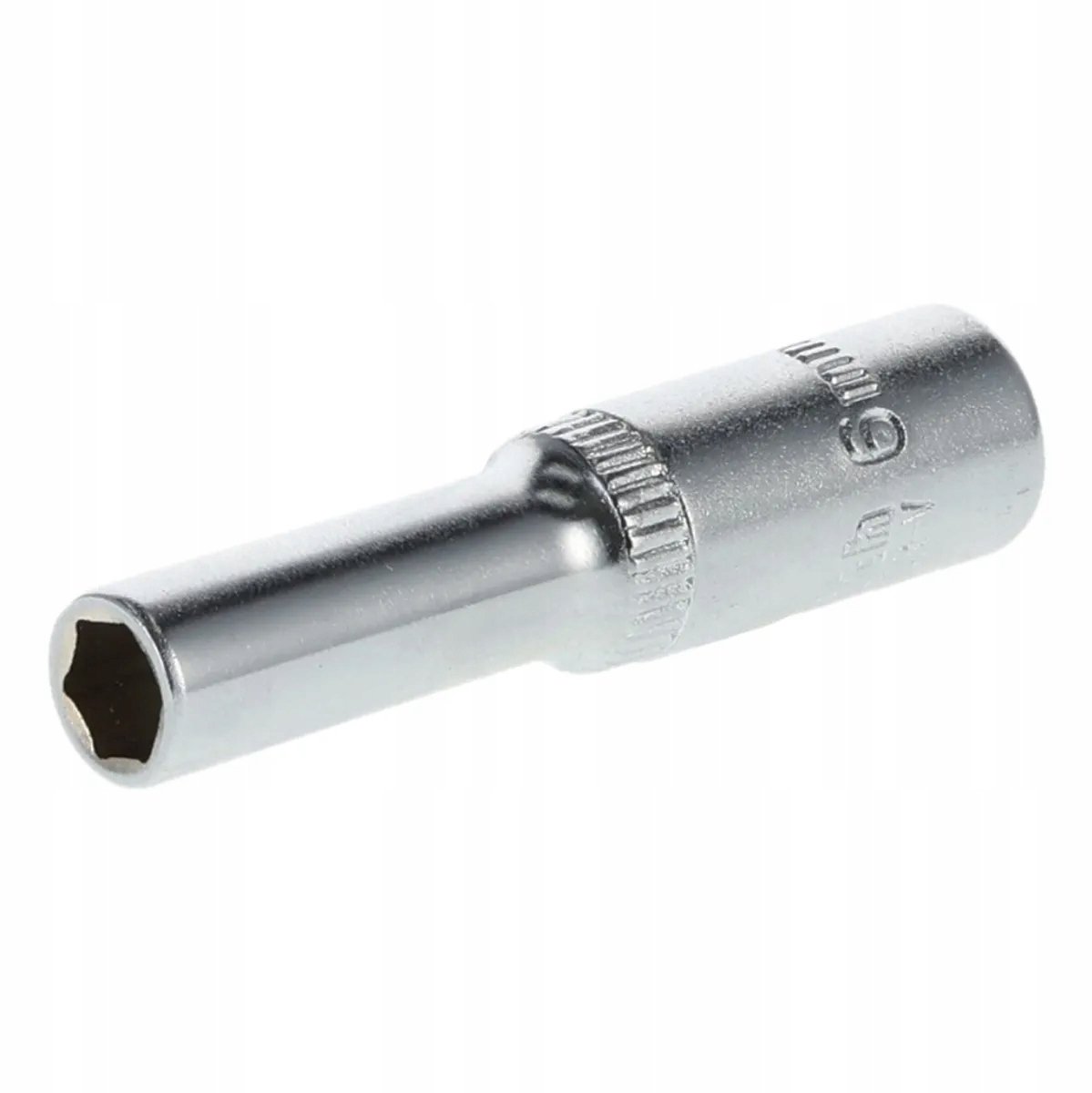 Schmith AS-DRIVE 1/4" Lange Zeskant Dop 6 mm CrV