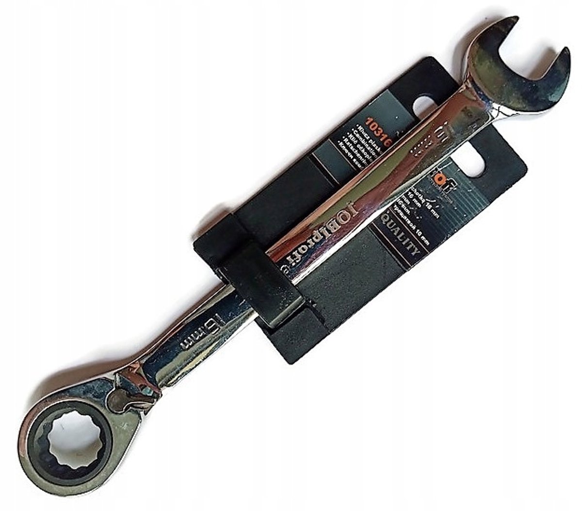 Ringsleutel met Ratel 16mm - Chroom-Vanadium Staal