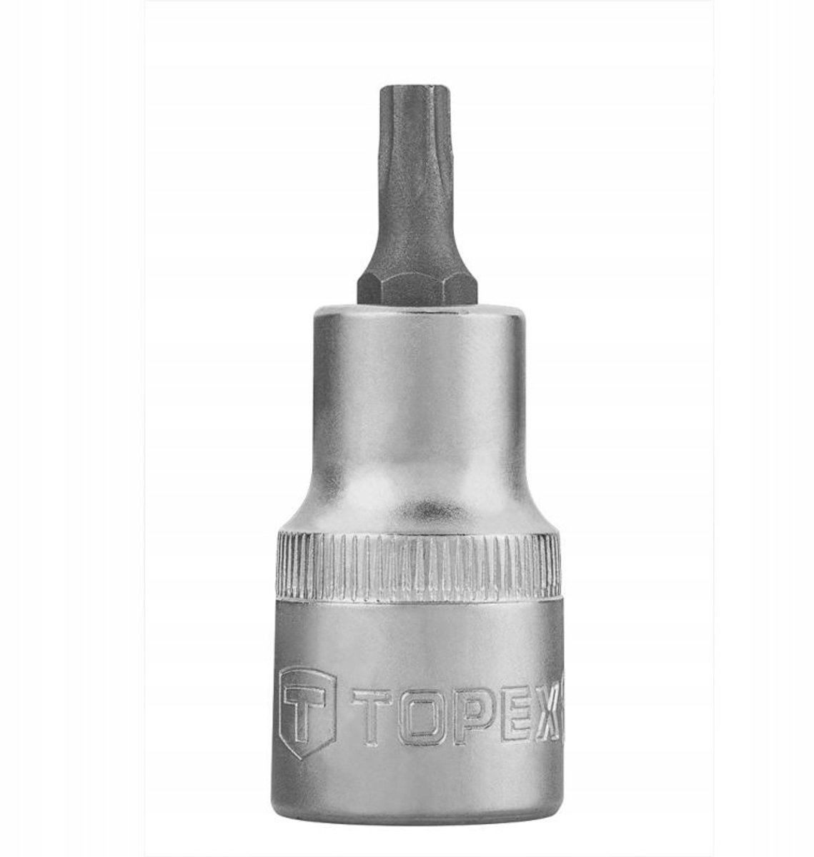 TOPEX Torx Dop 1/2" T45 x 60 mm - Duurzame Chroom-Vanadium Staal