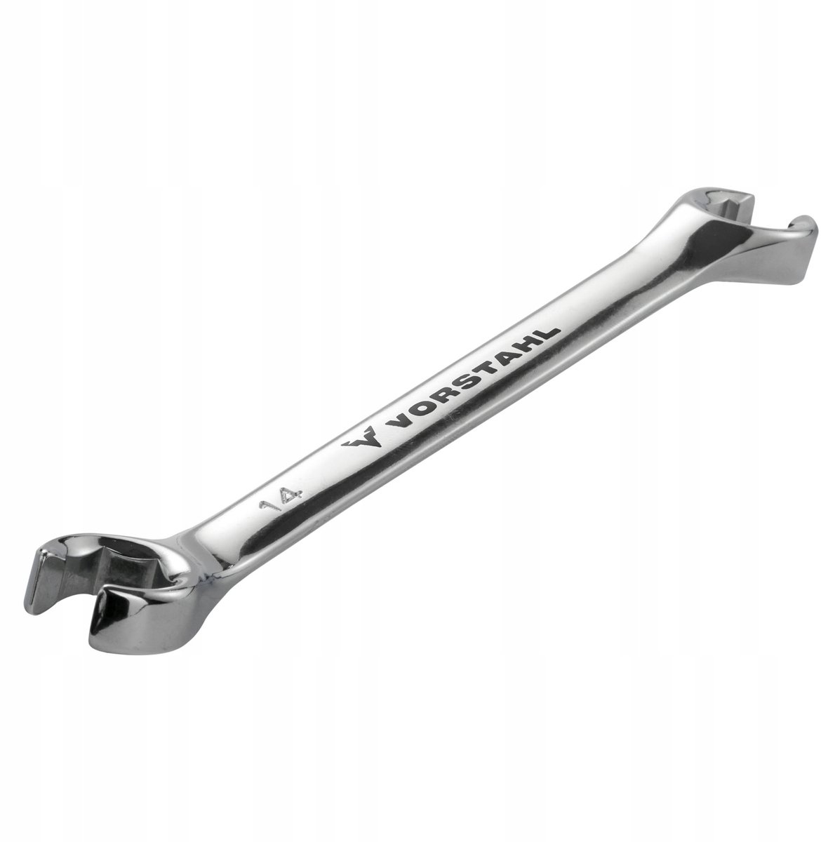 Vorstahl Ringsteeksleutel CrV 17x19mm - Open, Gebogen