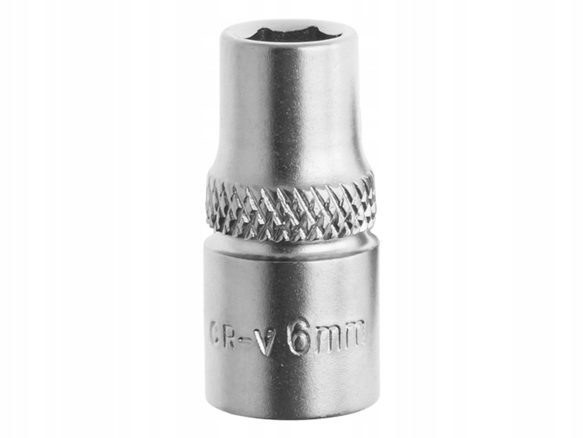 Dopsleutel 6mm 1/4" - Cr-V Staal, HEX