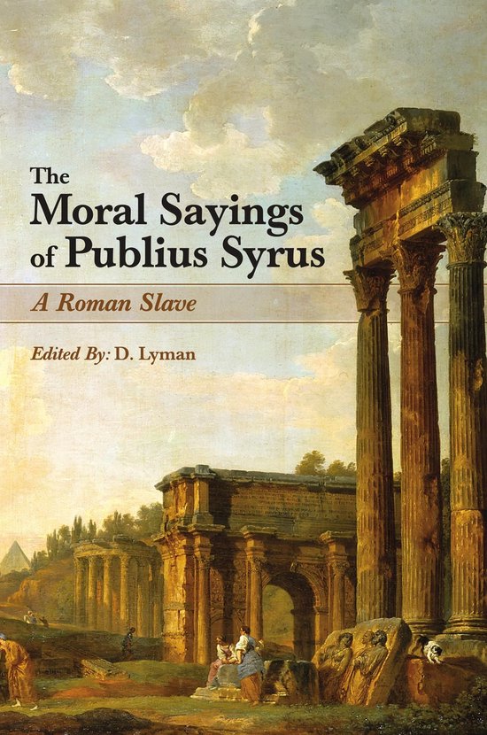 The Moral Sayings of Publius Syrus - cover
