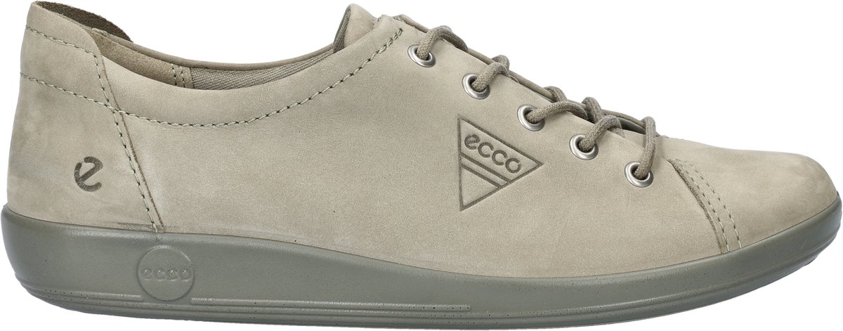 Ecco Soft 2.0 dames sneaker - Groen - Maat 39