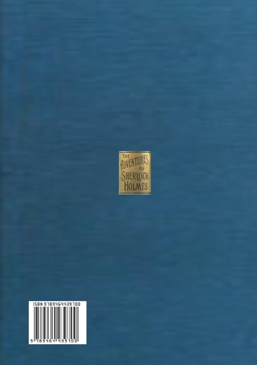 The Adventures of Sherlock Holmes - back cover