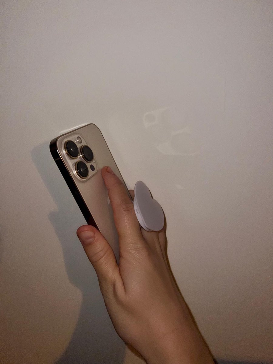Plopsocket - Telefoonbutton - Hart - Wit