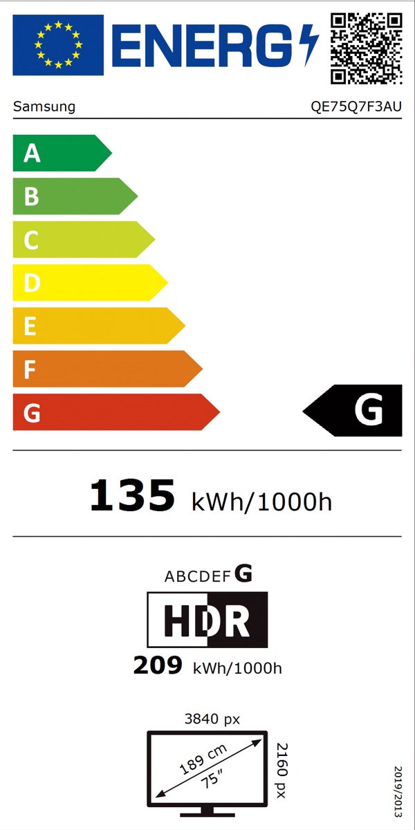 Samsung QE75Q7F3 (75″) (6/7)