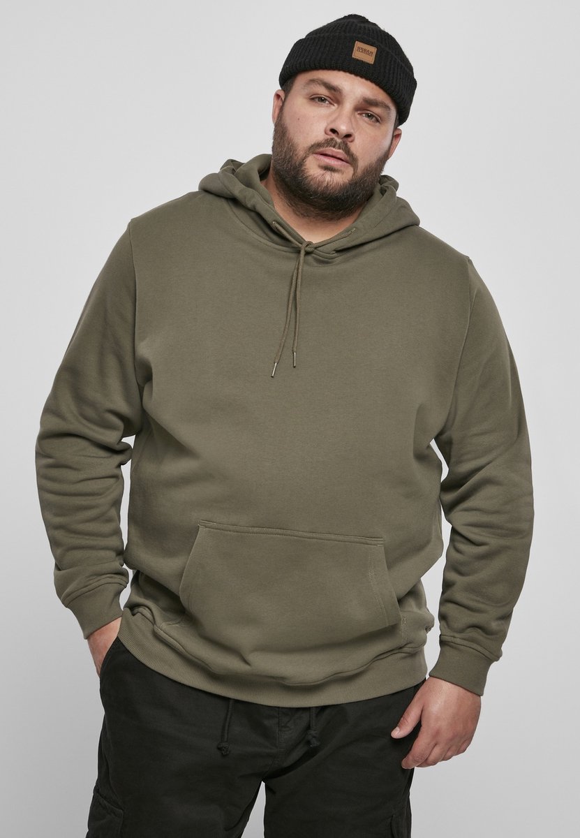 Urban Classics Organic Basic Hoodie/trui M Groen