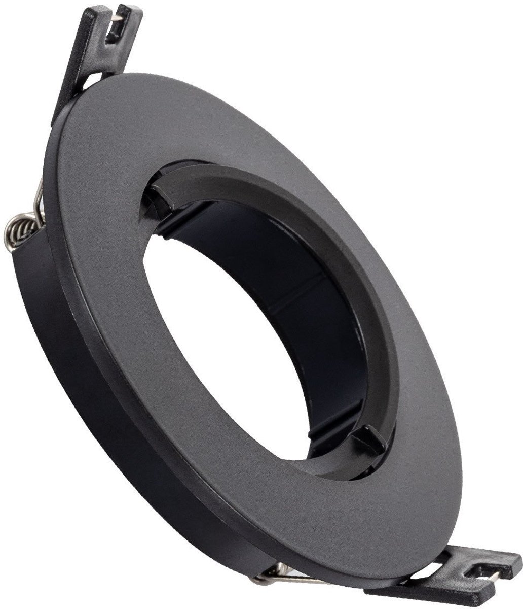Inbouwframe Ø 90 mm | kantelbare inbouwspot zwart | boorgat Ø 70 mm