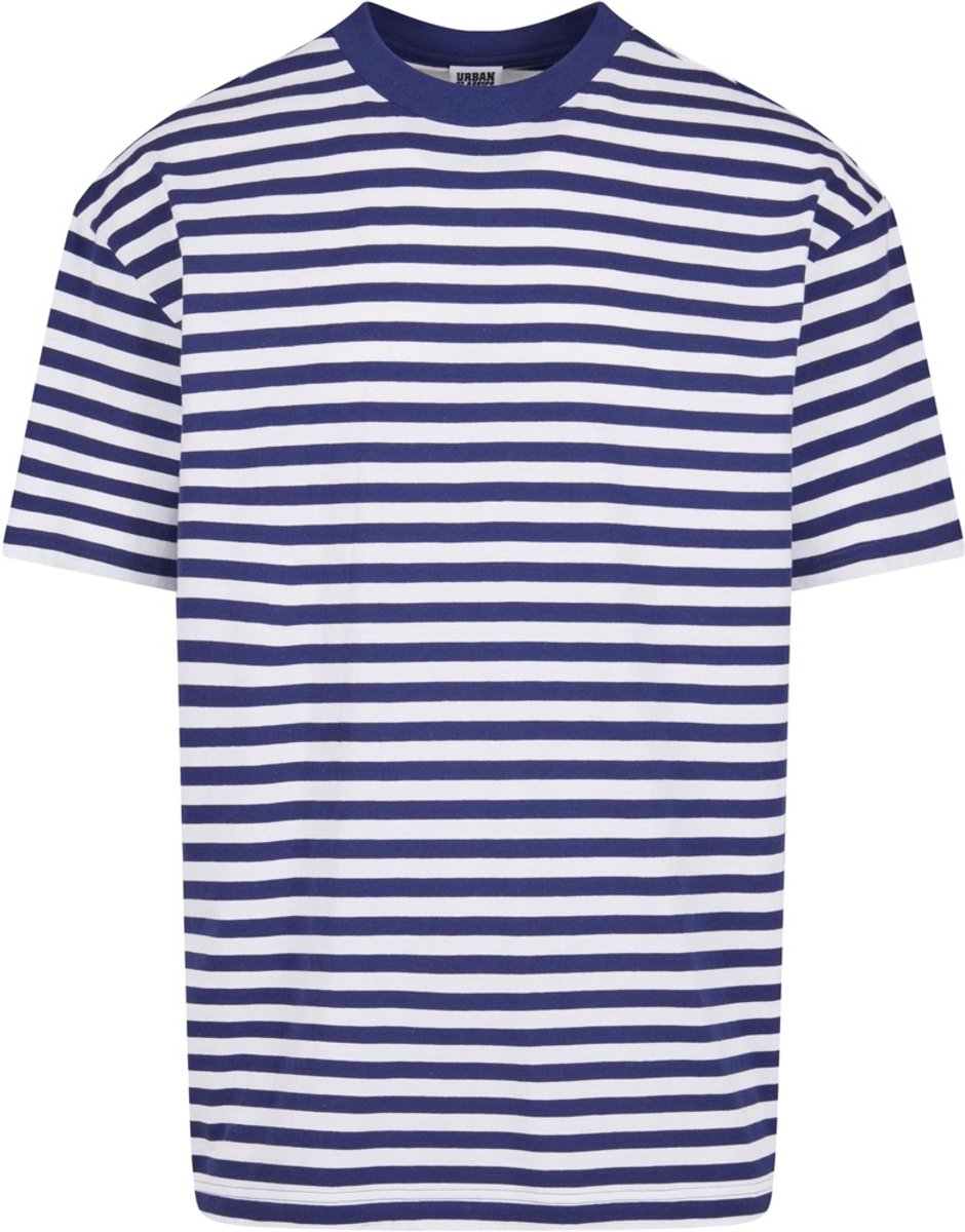 Urban Classics Regular Stripe Heren T-shirt XL Wit