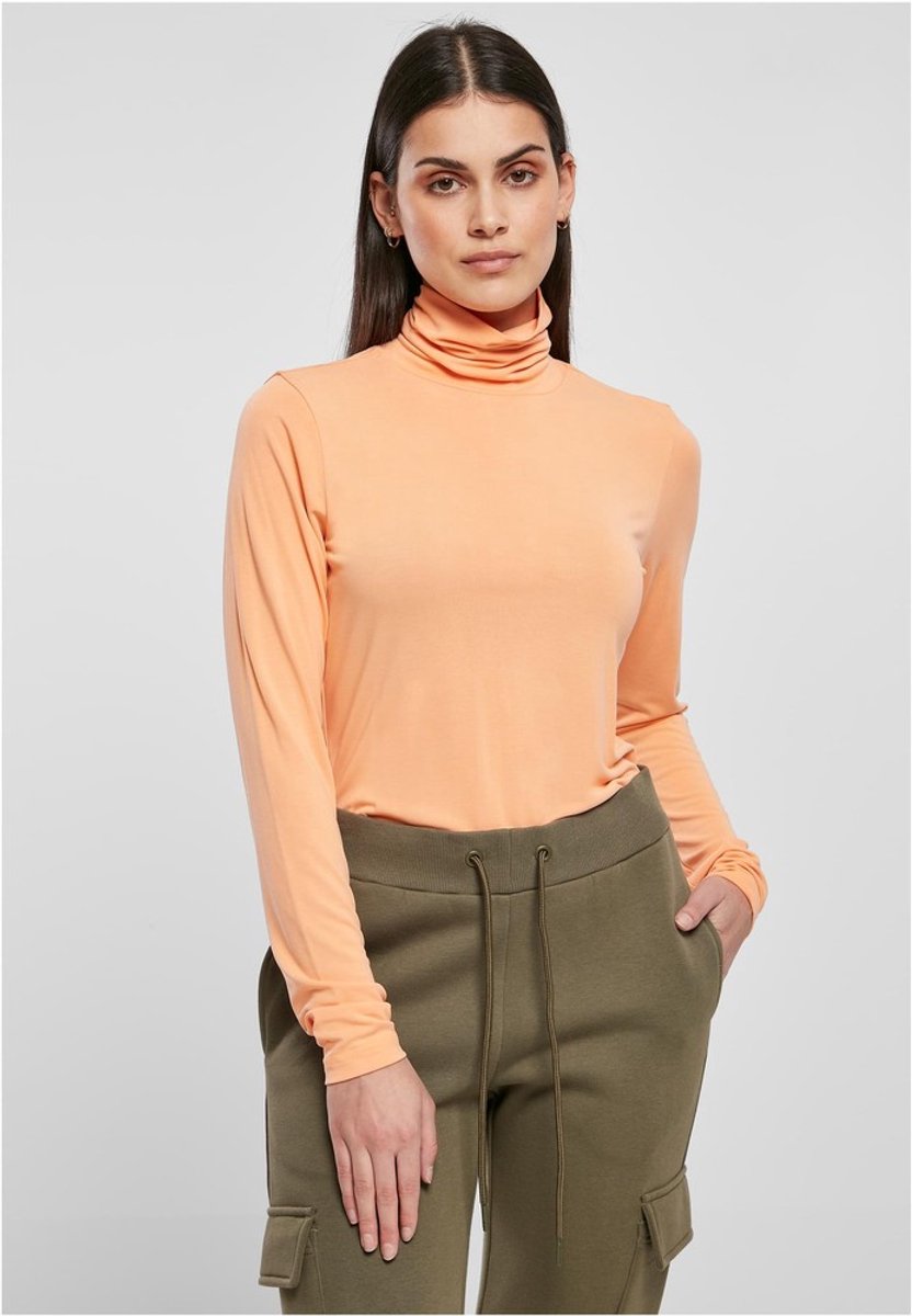 Urban Classics Modal Turtleneck Longsleeve top 3XL Oranje