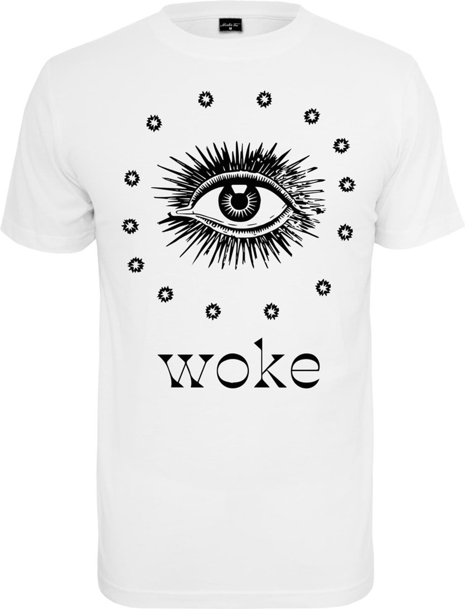 Mister Tee Woke Unisex T-shirt XS Wit