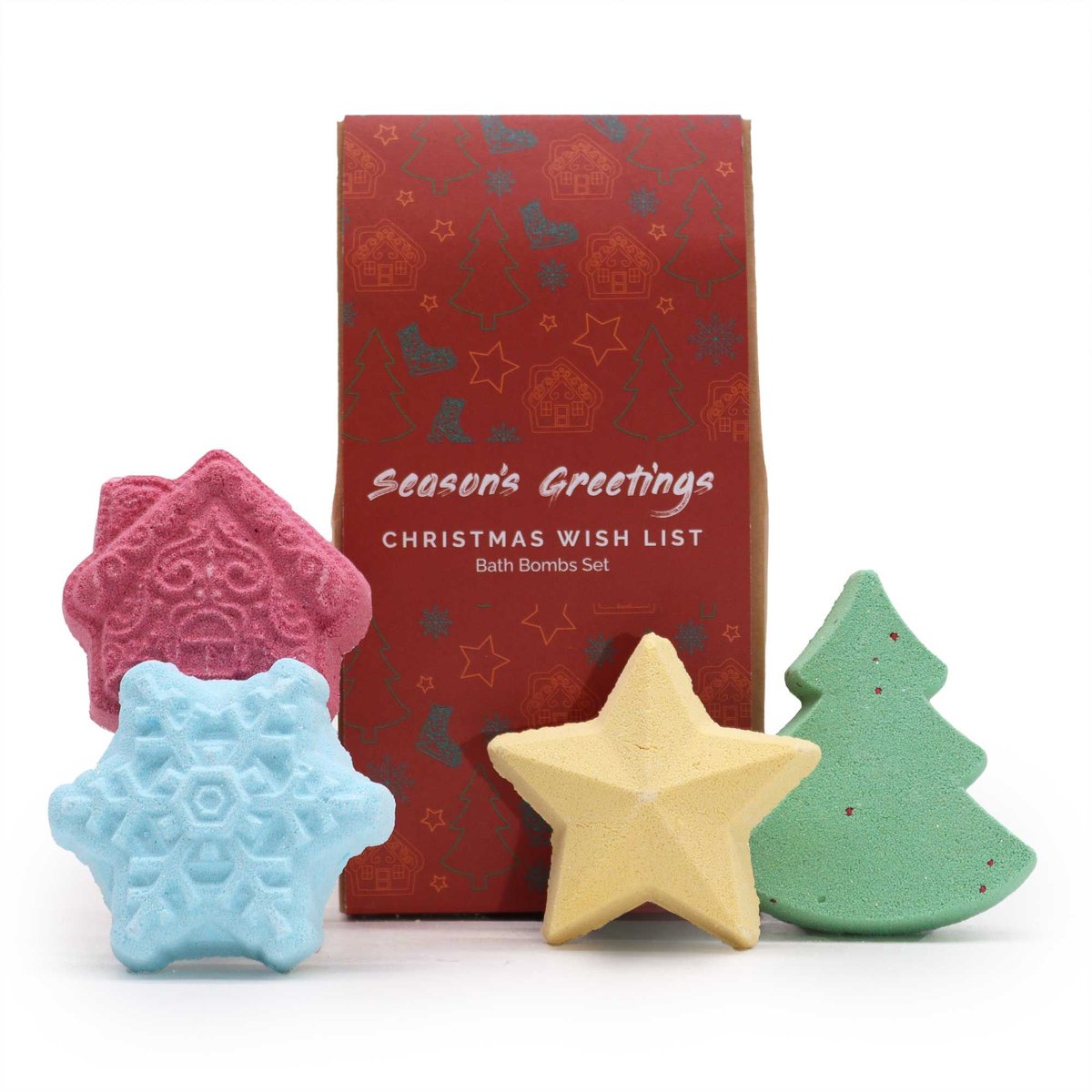 Ancient Wisdom - Lichaammassage geschenkset - multicolor badbom met essentiële oliën - cadeaupakket - wellness - ontspanning - zelfzorg - aromatherapie - badaccessoires - badproducten