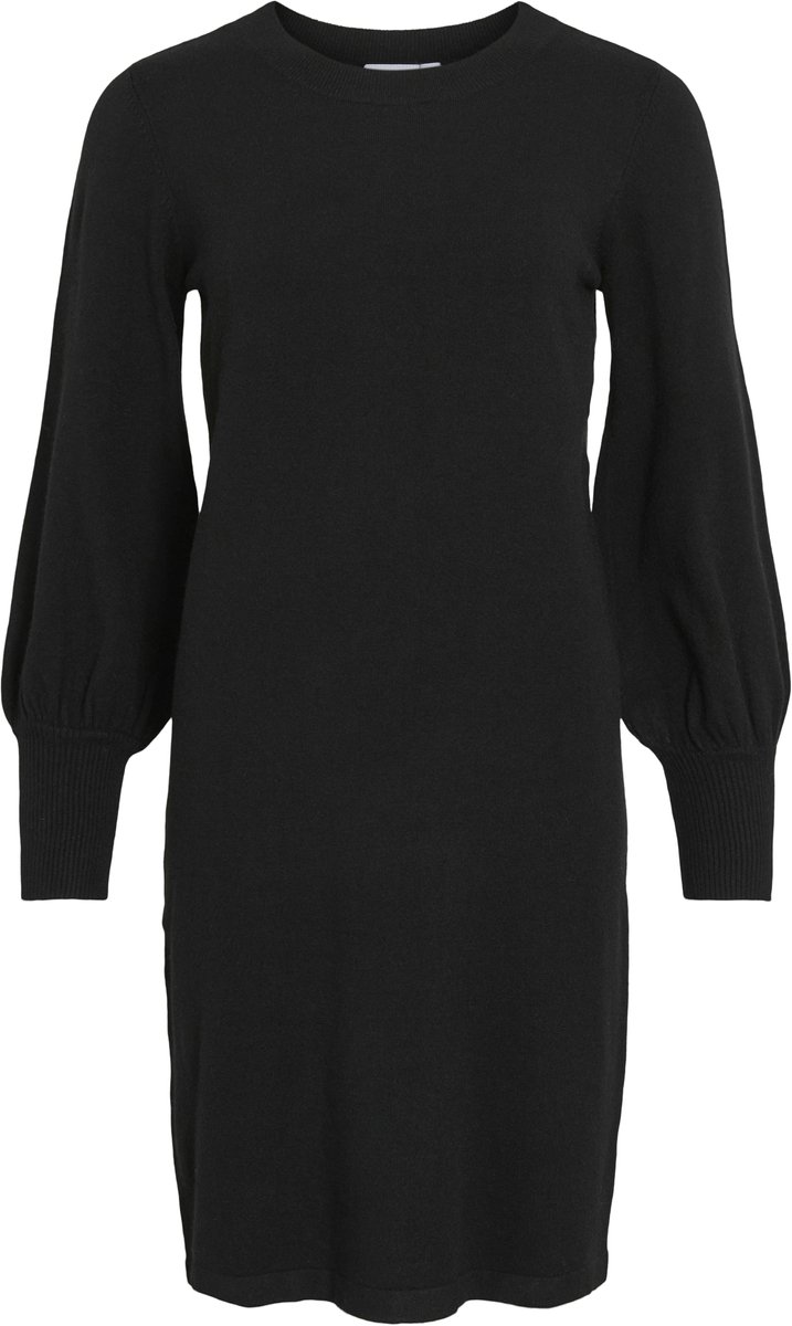 VILA - VIKERRY O-NECK KNIT DRESS - NOOS - Dames - Mini jurken