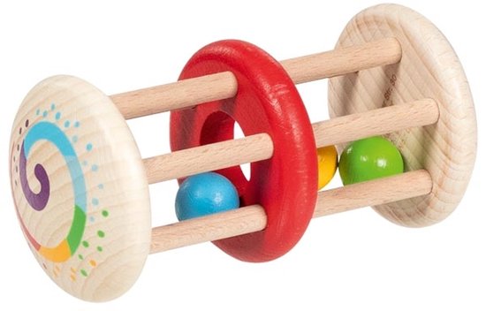 Goki Touch ring double cage rattle. | bol
