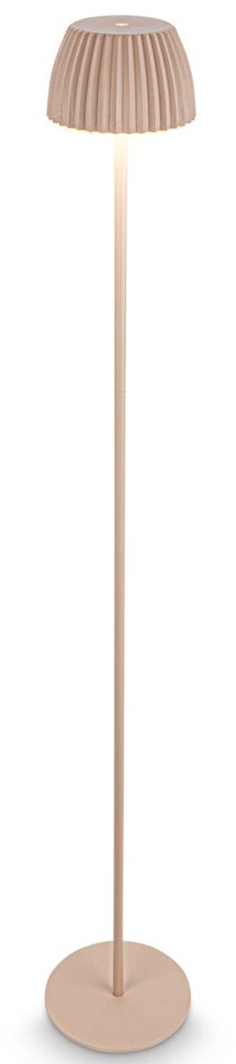 BRILONER Champ - Oplaadbare Vloerlamp - snoerloze staande lamp - dimbaar - in hoogte verst