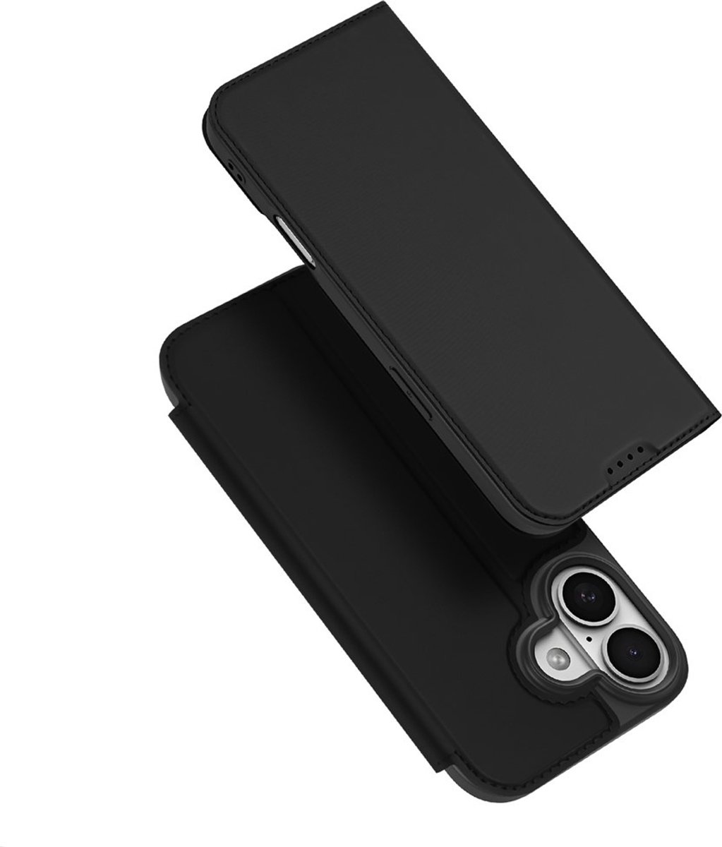 Dux Ducis Geschikt voor iPhone 17 hoesje - Slim bookcase - Zwart