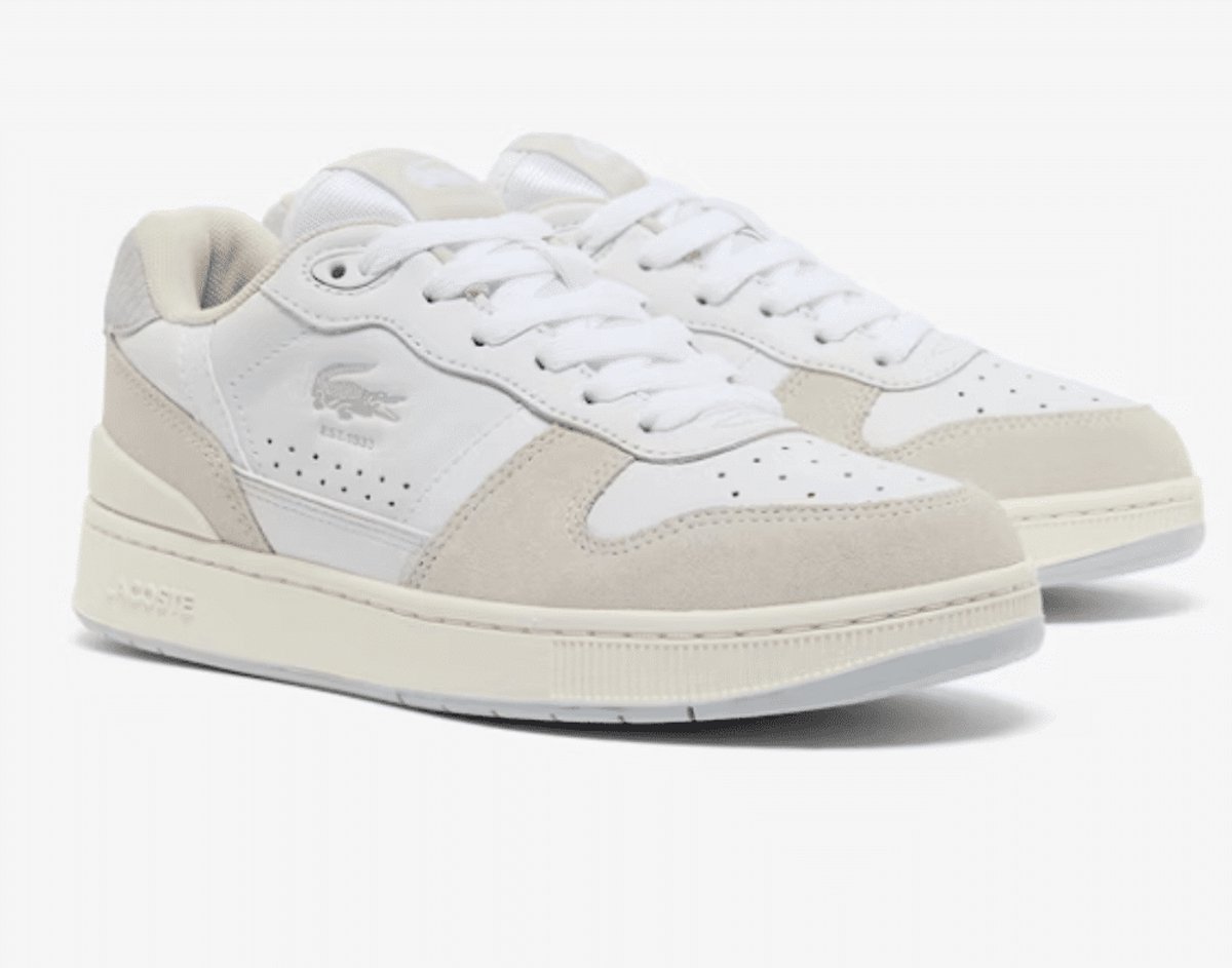 Lacoste Dames Sneaker T-clip Set 225 Wit