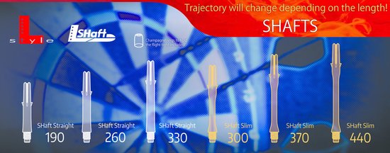 L-Style L-Shaft Locked Slim Clear - Dart Shafts Inbetween 300 van L-Style — afbeelding 3