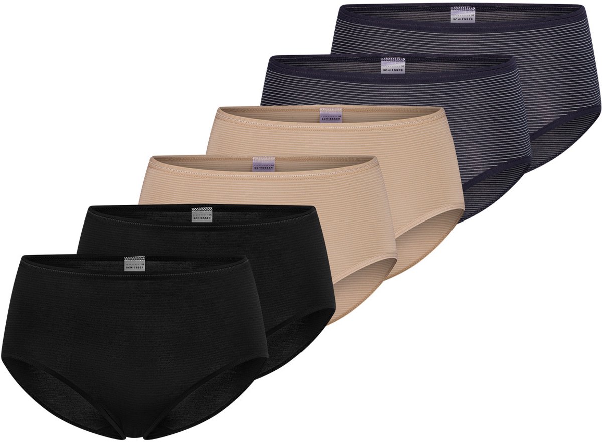 Schiesser Dames midi slip 6 pack Modal Essentials