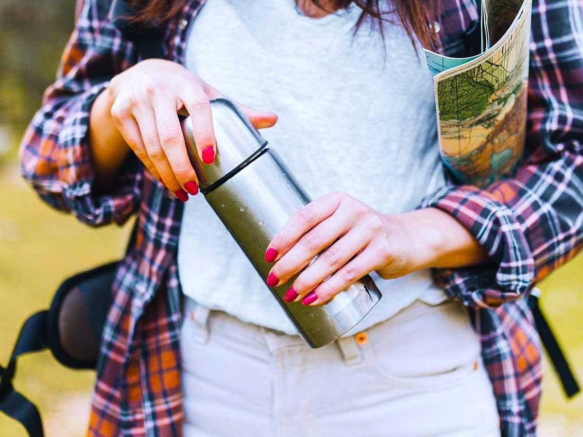 Thermosfles roestvrij staal voor warme en koude dranken 500 ml