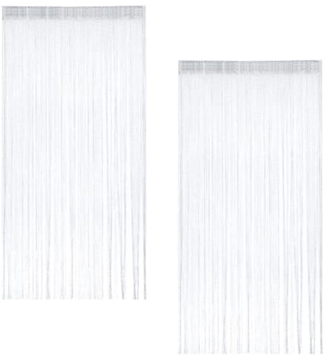 2 Stuks Draadgordijnen 100 x 200 cm - Vliegengordijn voor Balkondeur en Insectenbeschermin