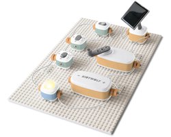 KIDYWOLF KIDYELEC EXPERT – Educatieve Elektriciteitsset voor Kinderen met 18 Onderdelen & Progressieve Experimenten - 8+