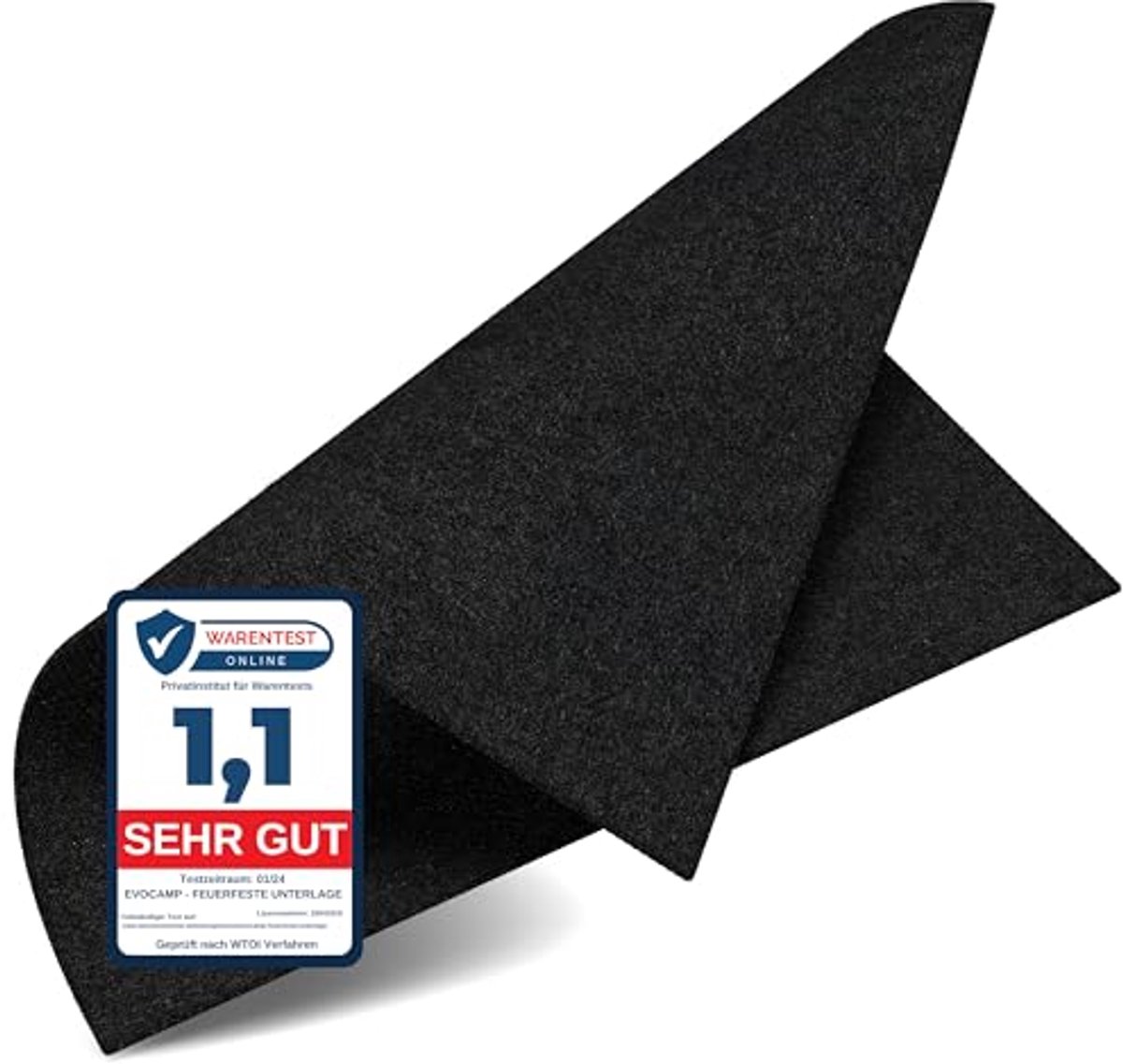 Vuurvaste Onderlegger 30x30 cm - Hittebestendig tot 982 °C, Ideaal als Grillpad of Brandwerende Mat