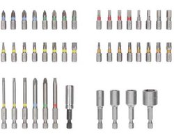 Bosch Bitset 43-delig met doppen en houders - 2607017723
