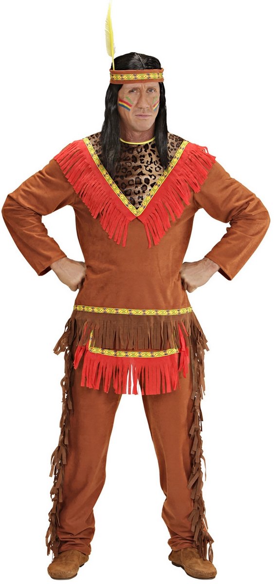 Indianen kleding Bully heren