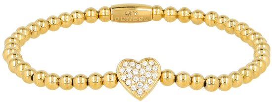 My Bendel - MB3708 - Bracelet doré avec cœur en zircone - My Bendel - Avec emballage cadeau de luxe