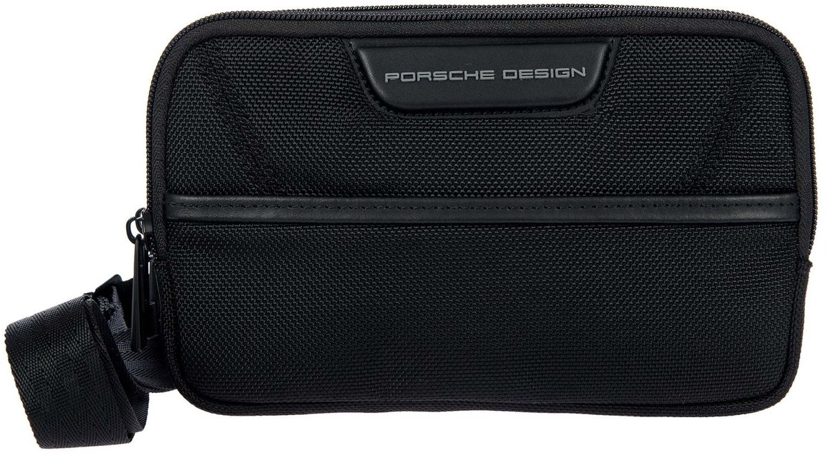 PORSCHE DESIGN schoudertas gordeltas Roadster Evo Travel Pouch Black zwart