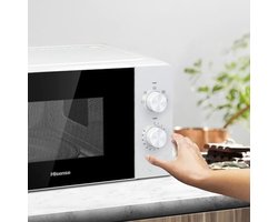 Magnetron 700 W met 20 l capaciteit, meerfasekookplaat, 5 standen en ontdooifunctie