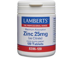 Voedingssupplement Lamberts Zinkcitraat 120 Stuks