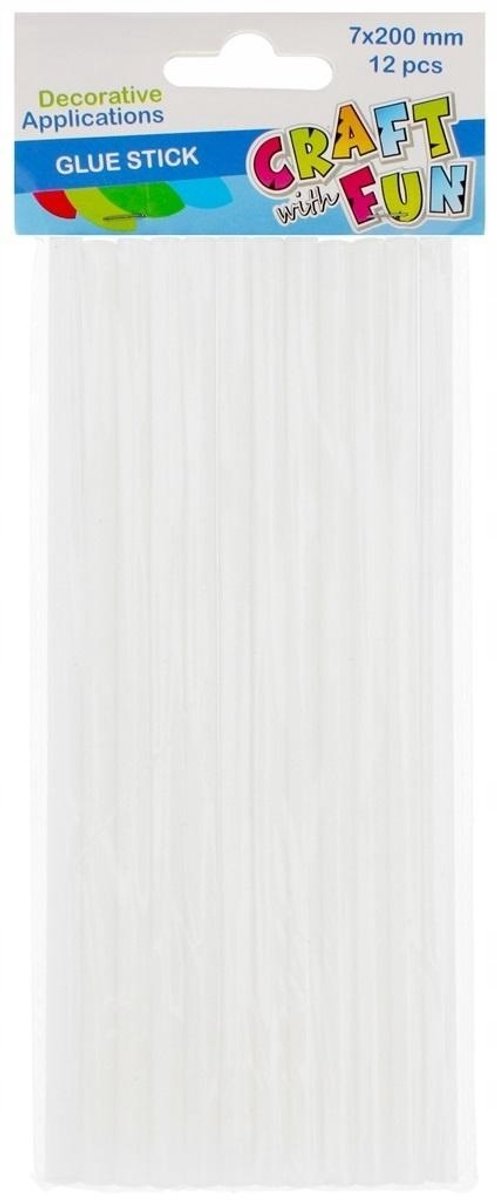 Lijmpatronen voor Lijmpistool 7mm x 20cm - 12 Stuks