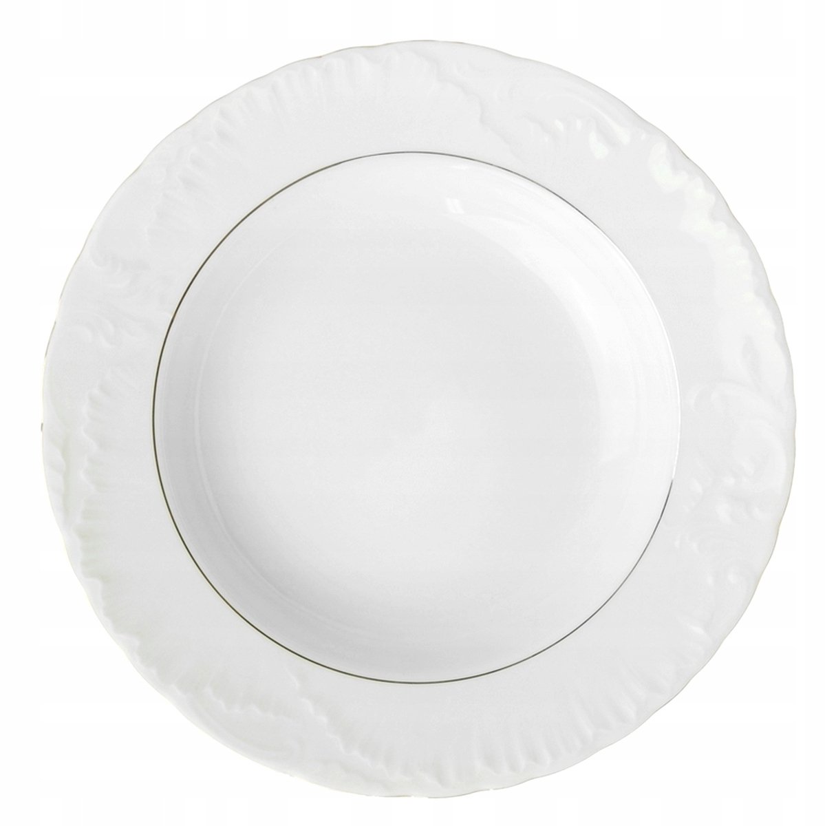 Rococo schaal 29 cm - Złota Linia Ćmielów