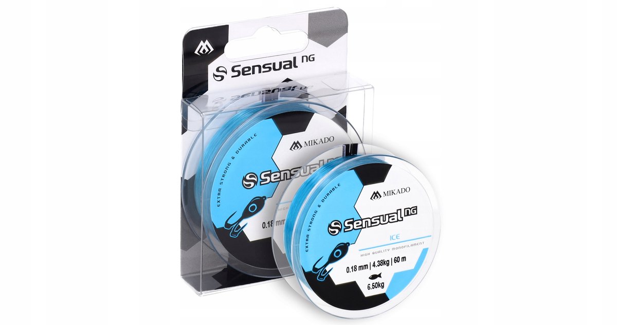 Mikado Sensual NG Ice IJsvislijn 0,08mm 60m Blauw