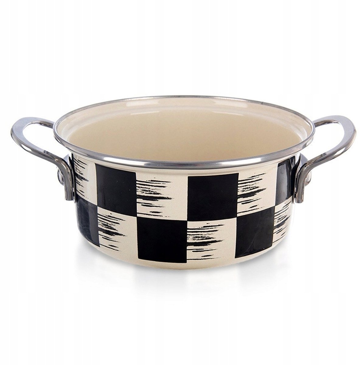 Emmeren Pan Schaakbord 18 cm - 1.5L - Geschikt voor Alle Kookplaten