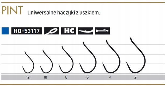 Owner Pint Hook 53117 Haken - Maat 6 - Blauw (10 stuks) van Owner — afbeelding 3